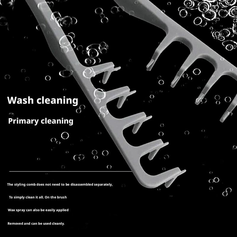 Texture Comb,Textured Styling Combs,Abs Plastic Non-slip Grip,Texture Comb Men,Quad Combs (gray) - Image 5